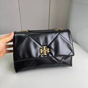 95% NEW TORY BURCH KIRA diamond quilt shoulder bag